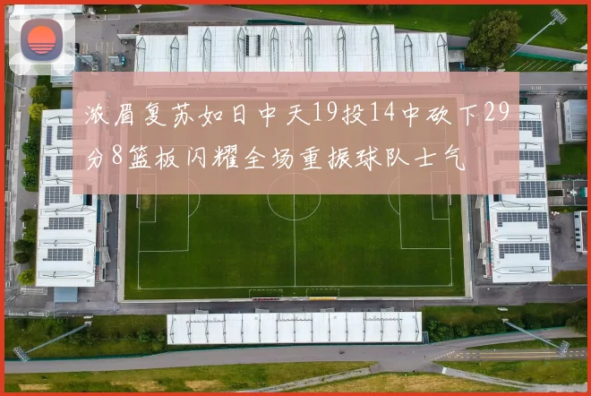 浓眉复苏如日中天19投14中砍下29分8篮板闪耀全场重振球队士气