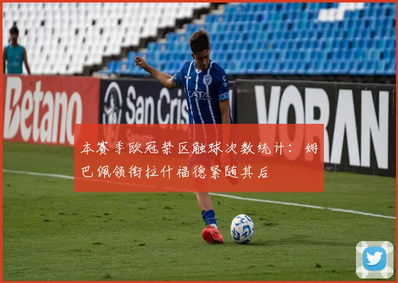 本赛季欧冠禁区触球次数统计：姆巴佩领衔拉什福德紧随其后
